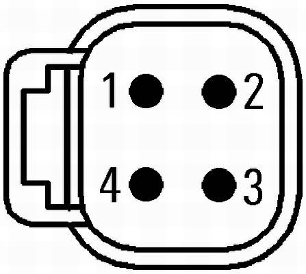 HELLA 2VA 012 497-011 Heckleuchte - 12V - Lichtscheibenfarbe: rot/gelb - Kabel: 250mm - Stecker: Amp
