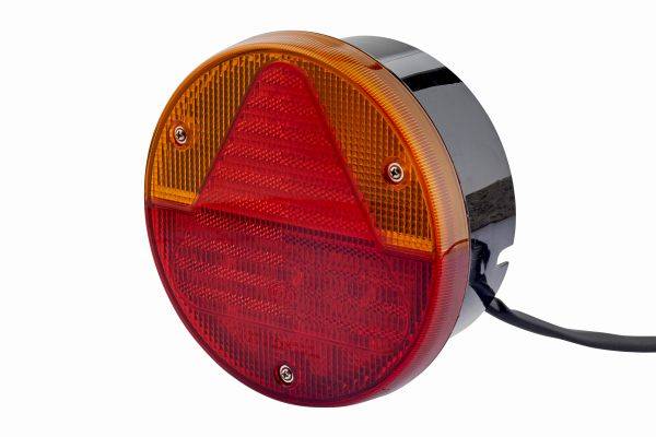 HELLA 2VA 012 497-051 Heckleuchte - Hybrid - 12V - Lichtscheibenfarbe: rot/gelb - LED-Lichtfarbe: ro
