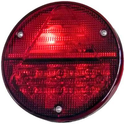 HELLA 2VA 012 497-161 Heckleuchte - Hybrid - 12V - Lichtscheibenfarbe: rot/gelb - LED-Lichtfarbe: ro