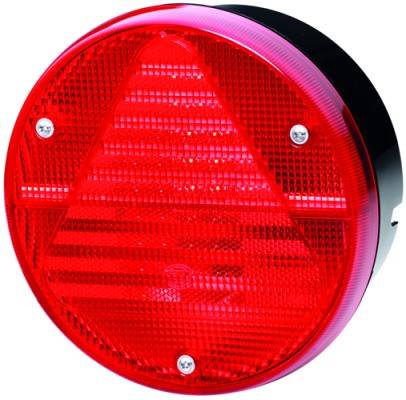 HELLA 2VA 012 497-261 Heckleuchte - Hybrid - 12V - Lichtscheibenfarbe: rot - LED-Lichtfarbe: rot - K