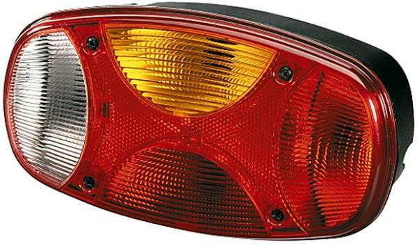 HELLA 2VP 343 640-021 Heckleuchte - Cargoluna - 12/24V - Anbau - rechts