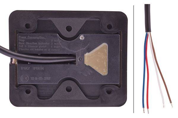 HELLA 2VA 980 720-001 Heckleuchte - 12/24V - Anbau - Kabel: 500mm - rechts/links