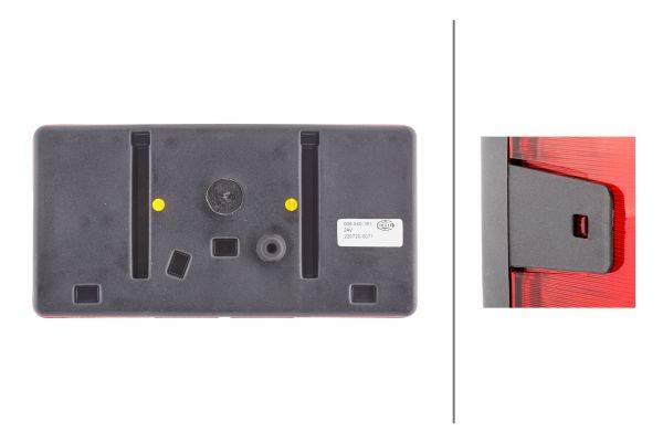 HELLA 2VB 006 040-051 Heckleuchte - 12/24V - Anbau - links