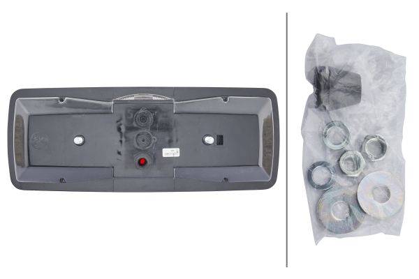HELLA 2VD 003 567-371 Heckleuchte - Glühlampe - links