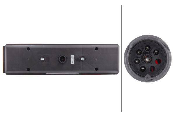 HELLA 2VD 007 323-141 Heckleuchte - 24V - Anbau - links/rechts