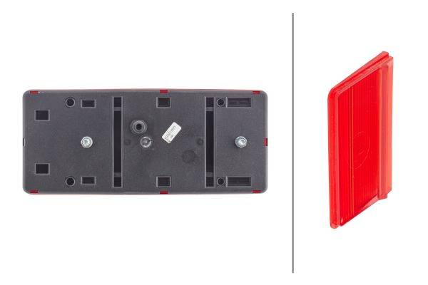 HELLA 2VD 007 547-181 Heckleuchte - 12V - Anbau - rechts