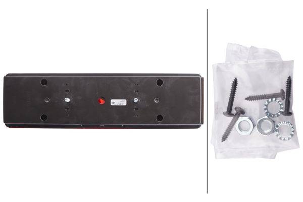 HELLA 2VD 008 204-131 Heckleuchte - Glühlampe - links - für u.a. VW LT 28-46 II Ch. (2Dc,2Df,2Dg,2Dl