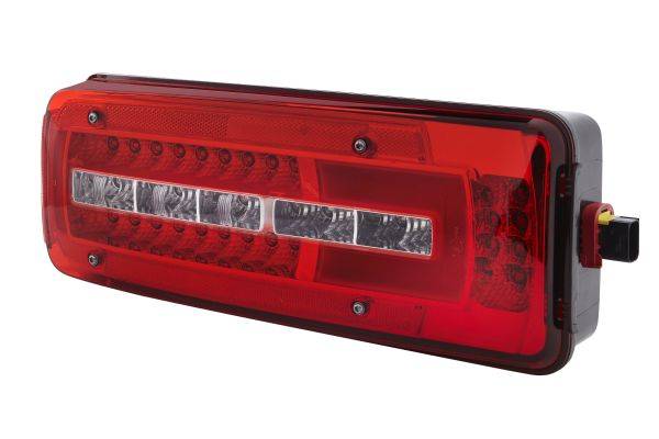 HELLA 2VD 012 381-211 Heckleuchte - Truck Full LED - LED - 24V - Anbau - LED-Lichtfarbe: gelb/rot/we