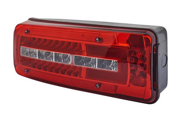 HELLA 2VD 012 381-351 Heckleuchte - Truck Full LED - LED - 24V - Anbau - LED-Lichtfarbe: gelb/rot/we