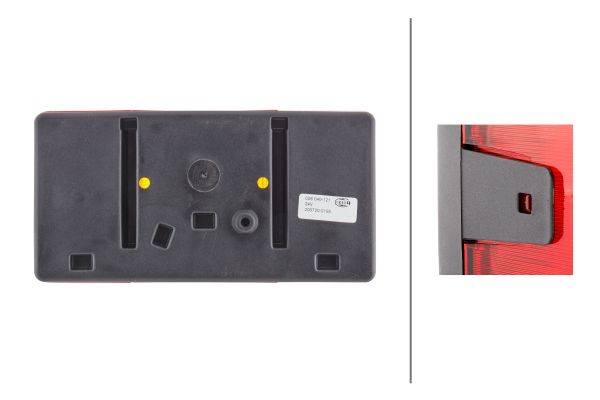 HELLA 2VP 006 040-121 Heckleuchte - 12/24V - Anbau - rechts