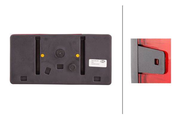 HELLA 2VP 006 040-351 Heckleuchte - 12/24V - Anbau - links