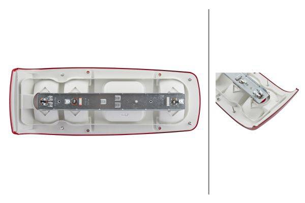 HELLA 2VP 007 502-217 Heckleuchte - Anbau/Einbau - links/rechts