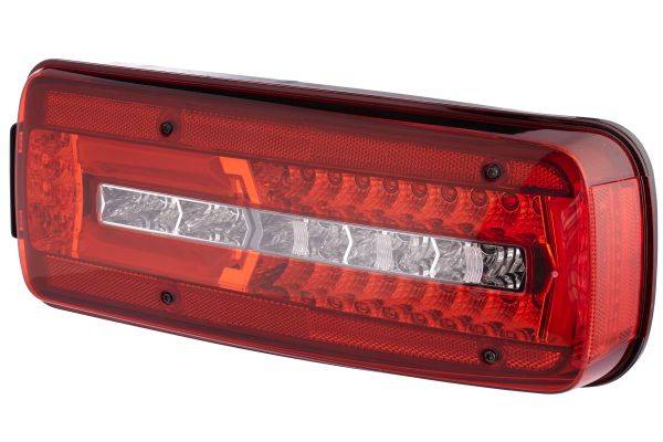 HELLA 2VP 012 381-021 Heckleuchte - Truck Full LED - LED - 24V - Anbau - LED-Lichtfarbe: gelb/rot/we