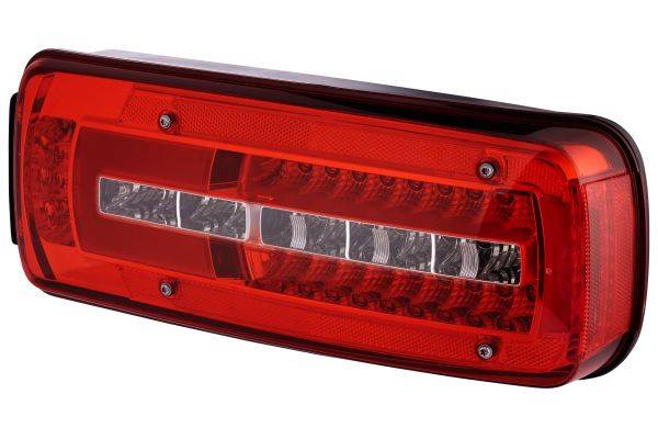 HELLA 2VP 012 381-221 Heckleuchte - Truck Full LED - LED - 24V - Anbau - LED-Lichtfarbe: gelb/rot/we