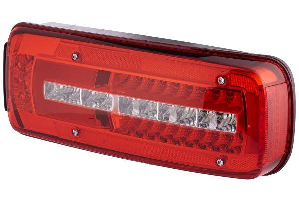 HELLA 2VP 012 381-241 Heckleuchte - Truck Full LED - LED - 24V - Stecker: HCSCS - 8-polig - rechts