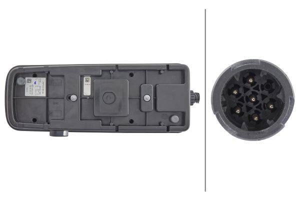 HELLA 2VP 012 381-341 Heckleuchte - Truck Full LED - LED - 24V - Anbau - LED-Lichtfarbe: gelb/rot/we