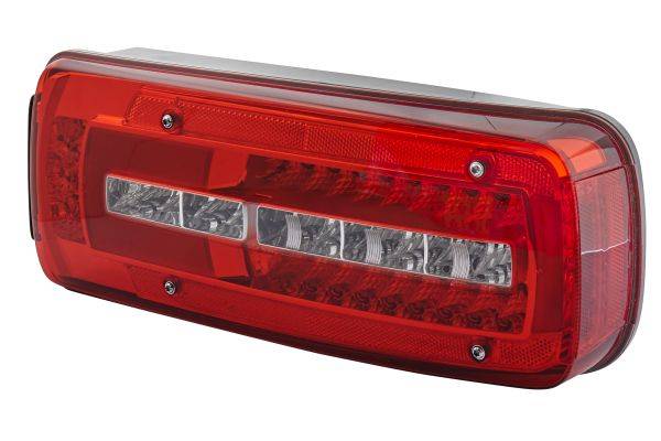 HELLA 2VP 012 381-341 Heckleuchte - Truck Full LED - LED - 24V - Anbau - LED-Lichtfarbe: gelb/rot/we