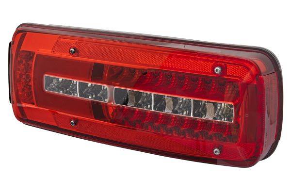 HELLA 2VP 012 381-381 Heckleuchte - Truck Full LED - LED - 24V - Anbau - LED-Lichtfarbe: gelb/rot/we