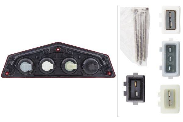 HELLA 2VP 012 570-021 Heckleuchte - Caraluna X - 12V - Einbau - rechts