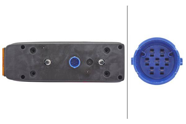 HELLA 2VP 340 930-021 Heckleuchte - EasyConn I - Glühlampe - 24V - Anbau - Stecker: EasyConn 1 x 7 -