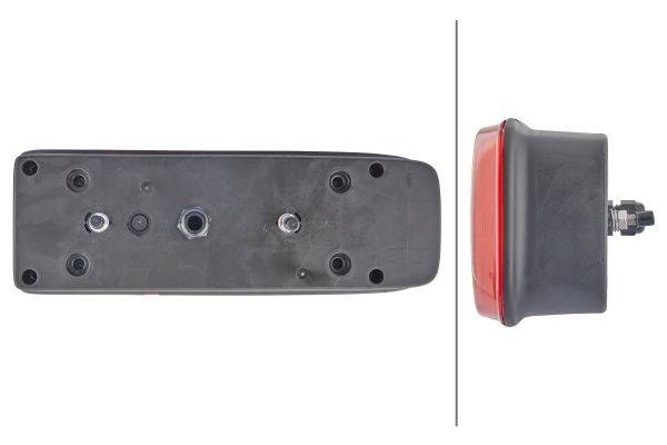 HELLA 2VP 340 931-011 Heckleuchte - EasyConn I - Anbau/PG-Verschraubung - links