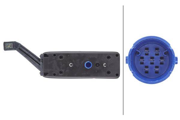 HELLA 2VP 340 940-101 Heckleuchte - EasyConn II Hybrid - LED - 24V - Anbau - Lichtscheibenfarbe: gla