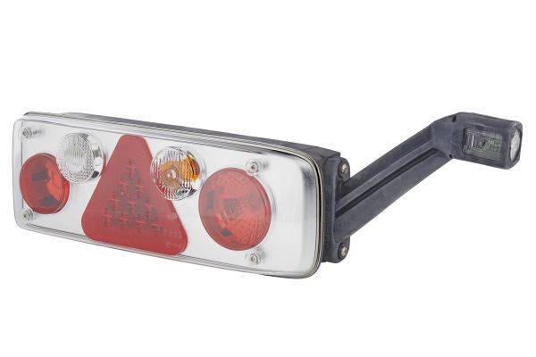 HELLA 2VP 340 940-101 Heckleuchte - EasyConn II Hybrid - LED - 24V - Anbau - Lichtscheibenfarbe: gla