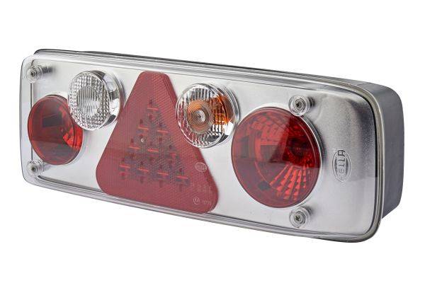 HELLA 2VP 340 942-001 Heckleuchte - EasyConn II Hybrid - Hybrid - 24V - Anbau - LED-Lichtfarbe: rot