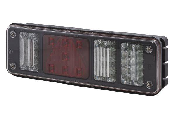 HELLA 2VP 340 960-011 Heckleuchte - LED - 24V - rechteckig - Anbau - Stecker: EasyConn 1 x 7/EasyCon