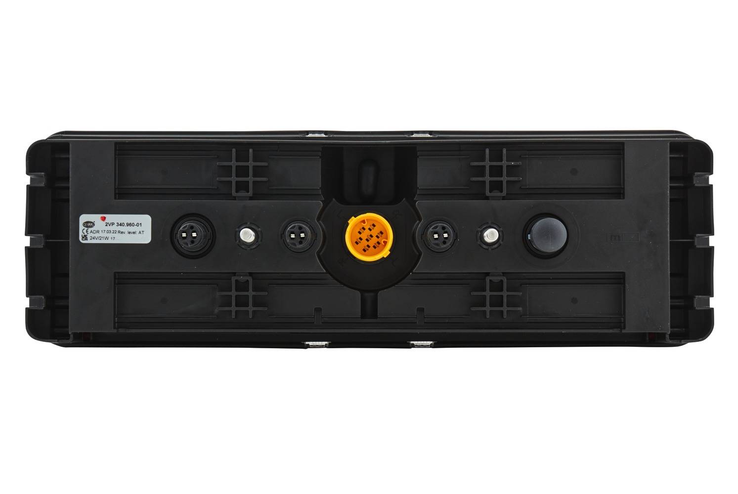 HELLA 2VP 340 960-011 Heckleuchte - LED - 24V - rechteckig - Anbau - Stecker: EasyConn 1 x 7/EasyCon