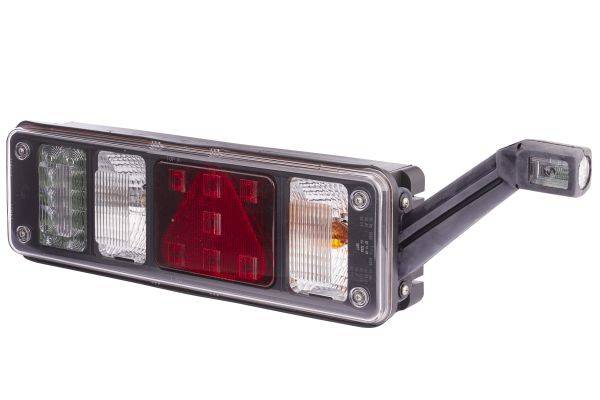 HELLA 2VP 340 961-141 Heckleuchte - Hybrid - 24V - rechteckig - Anbau - Stecker: EasyConn 1 x 7/Easy