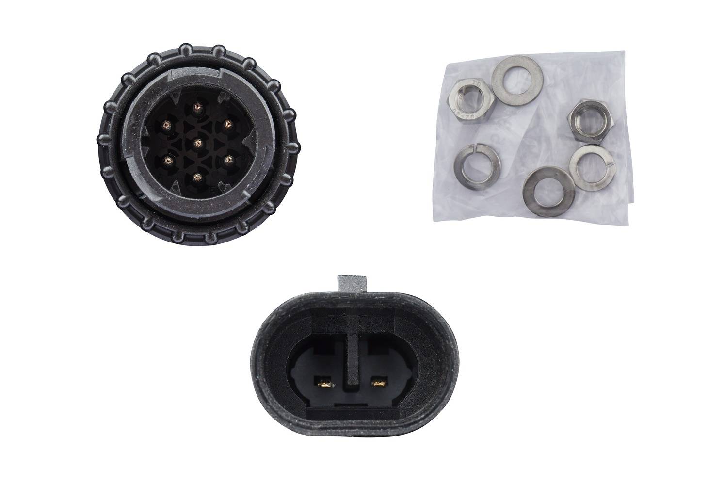HELLA 2VP 340 961-421 Heckleuchte - Hybrid - 24V - rechteckig - Anbau - Stecker: DIN-Bajonett 1 x 7/