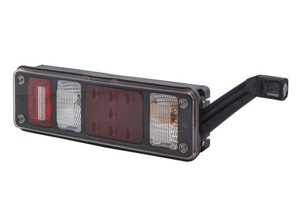 HELLA 2VP 340 961-441 Heckleuchte - Hybrid - 24V - rechteckig - Anbau - Stecker: DIN-Bajonett 1 x 7/