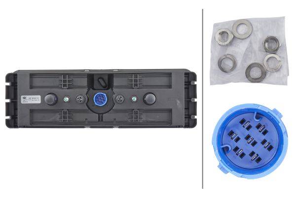 HELLA 2VP 340 961-521 Heckleuchte - Hybrid - 24V - Anbau - Stecker: EasyConn 1 x 7/EasyConn 4 x 2 -