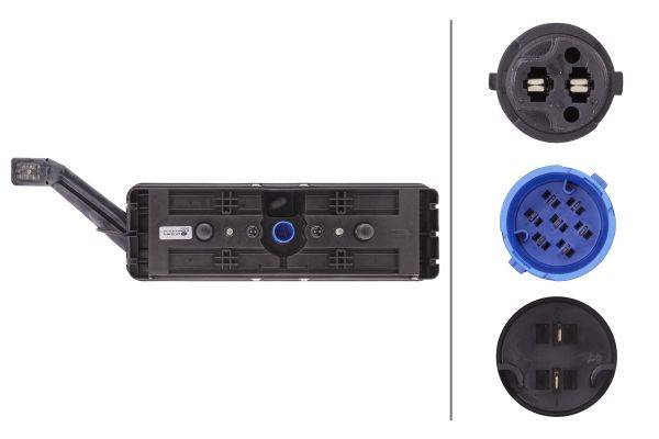 HELLA 2VP 340 966-121 Heckleuchte - LED - 24V - rechteckig - Anbau - rechts