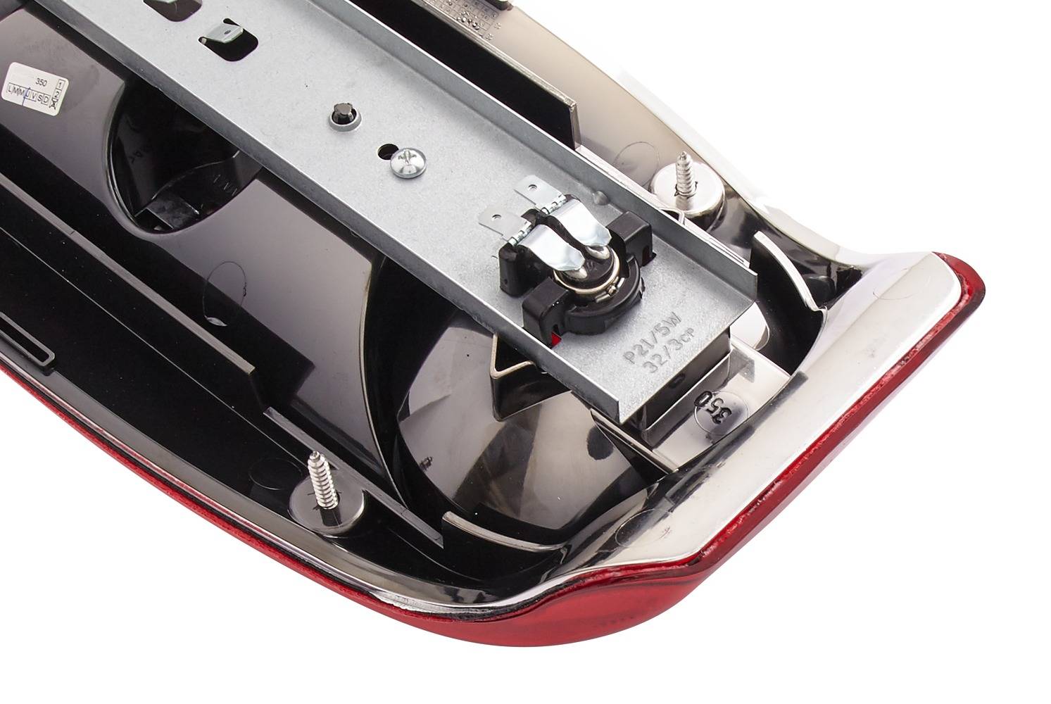 HELLA 2VP 341 419-121 Heckleuchte - Caraluna II - 12V - rund - Einbau - Lichtscheibenfarbe: rot - re