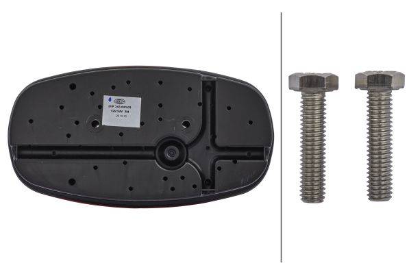 HELLA 2VP 343 640-021 Heckleuchte - Cargoluna - 12/24V - Anbau - rechts