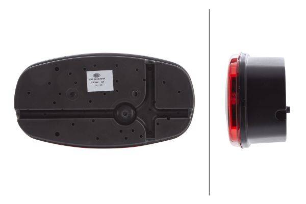 HELLA 2VP 343 640-031 Heckleuchte - Cargoluna - 12/24V - Anbau - links