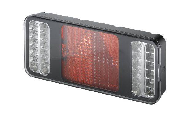 HELLA 2VP 345 900-011 Heckleuchte - Coluna - LED - 24V - Anbau - LED-Lichtfarbe: gelb/rot/weiß - Kab