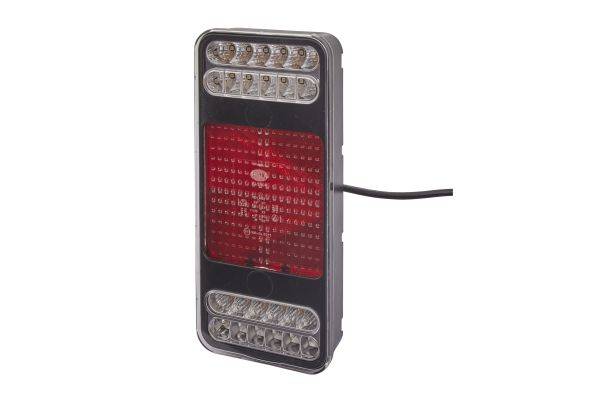 HELLA 2VP 345 900-131 Heckleuchte - Coluna - LED - 24V - Anbau - LED-Lichtfarbe: gelb/rot/weiß - Kab