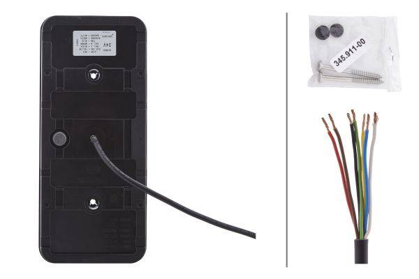 HELLA 2VP 345 900-211 Heckleuchte - Coluna - 24V - geschraubt - Kabel: 500mm - links/rechts