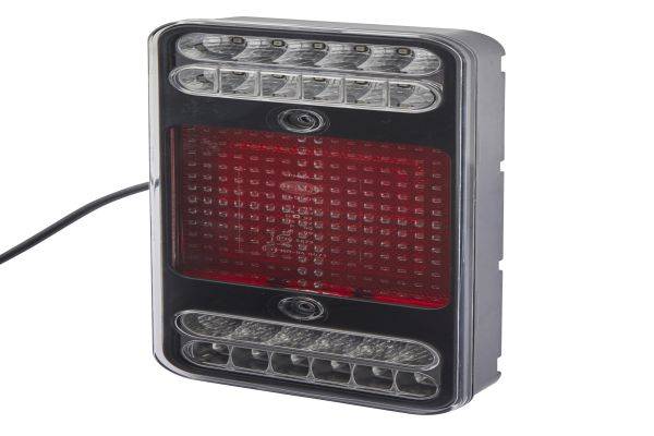 HELLA 2VP 345 900-411 Heckleuchte - Coluna - LED - 12V - Anbau/geschraubt - LED-Lichtfarbe: gelb/rot