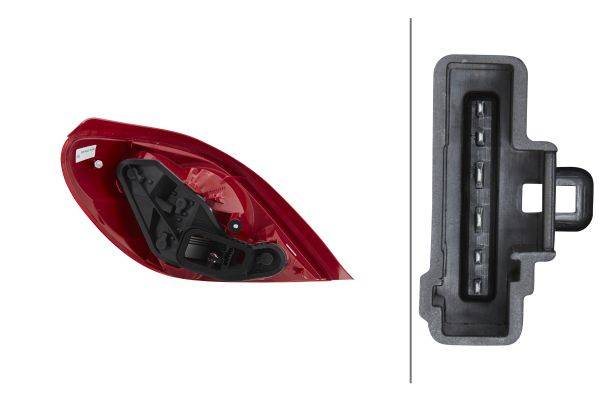 HELLA 2VP 354 039-021 Heckleuchte - Glühlampe - rechts - für u.a. Peugeot 207 Cc (Wd_)