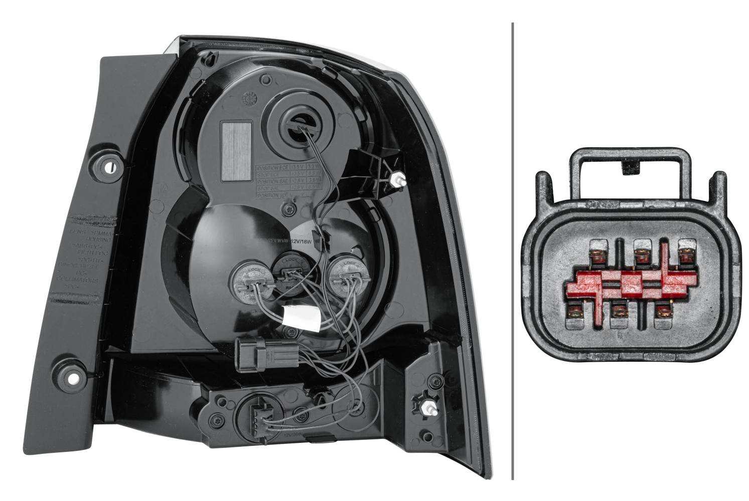 HELLA 2VP 354 814-011 Heckleuchte - LED - links - für u.a. Land Rover Freelander 2 (L359)