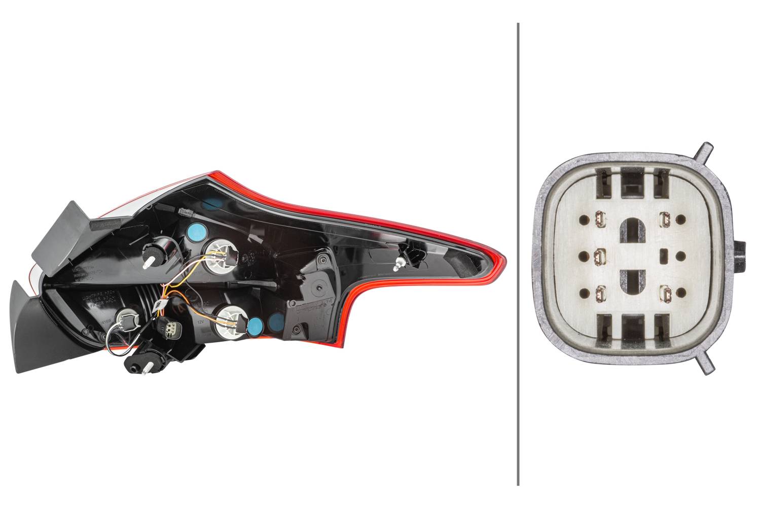 HELLA 2VP 354 828-051 Heckleuchte - Glühlampe - links - für u.a. Ford Focus Iii