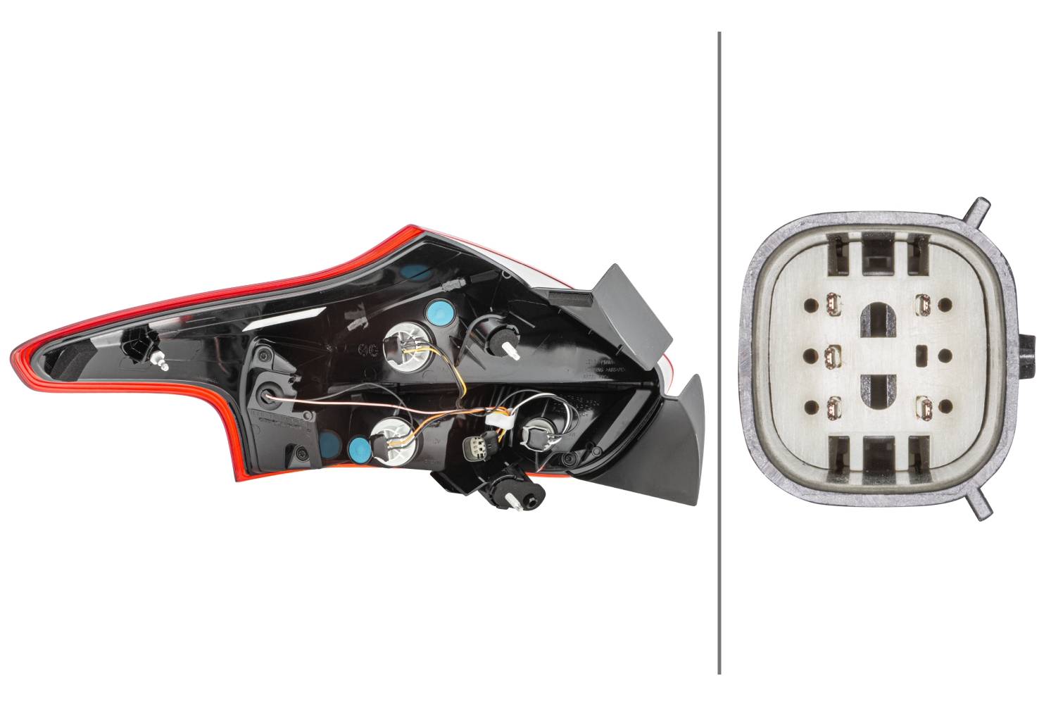 HELLA 2VP 354 828-081 Heckleuchte - LED - rechts - für u.a. Ford Focus Iii
