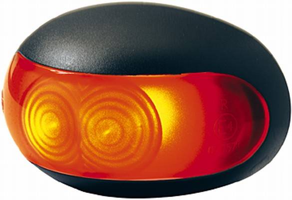 HELLA 2XA 959 560-401 Umrissleuchte - LED - 12/24V - Anbau - Lichtscheibenfarbe: glasklar - LED-Lich