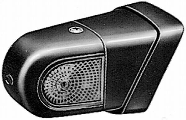 HELLA 2XS 004 237-321 Umrissleuchte - 12V - Anbau - Lichtscheibenfarbe: rot - rechts/seitlicher Anba