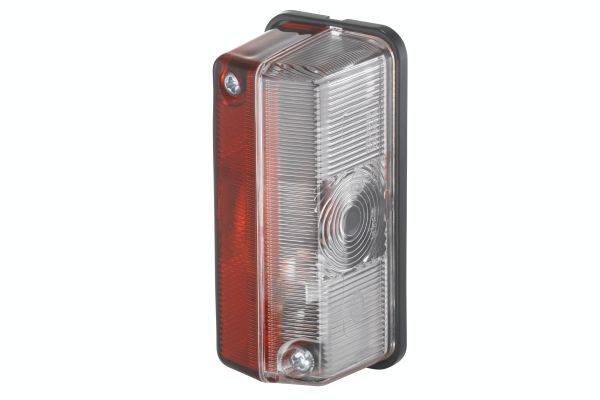 HELLA 2XS 005 020-001 Umrissleuchte - 24V - Anbau - Lichtscheibenfarbe: glasklar/rot/weiß - links/ob