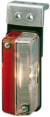 HELLA 2XS 005 020-021 Umrissleuchte - Anbau - Lichtscheibenfarbe: glasklar/rot - seitlicher Anbau